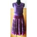 Ugna viola top + Mumma viola skirt